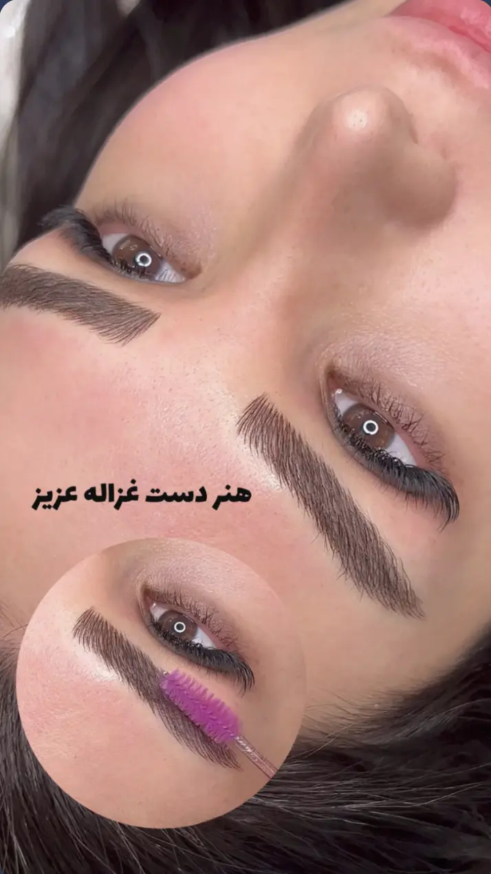 میکرو ابرو رنگ قهوه ای تیره