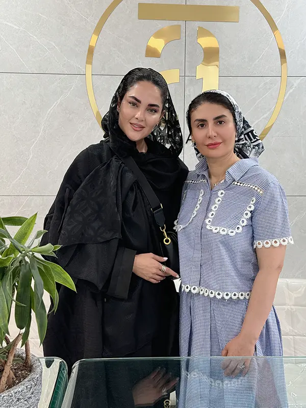 عسل رنجبر در مرکز زیبایی ترانه الوندی